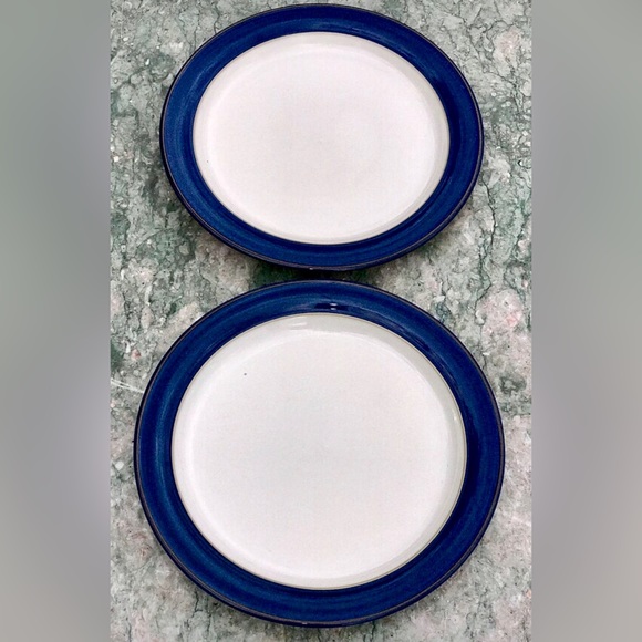 Vintage Discontinued (set of 2) DENBY Langley ENGLAND BOSTON Bread Plates - Picture 9 of 9